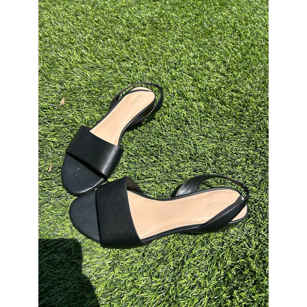 Aldo Womens sling back open toe sandals size 7
